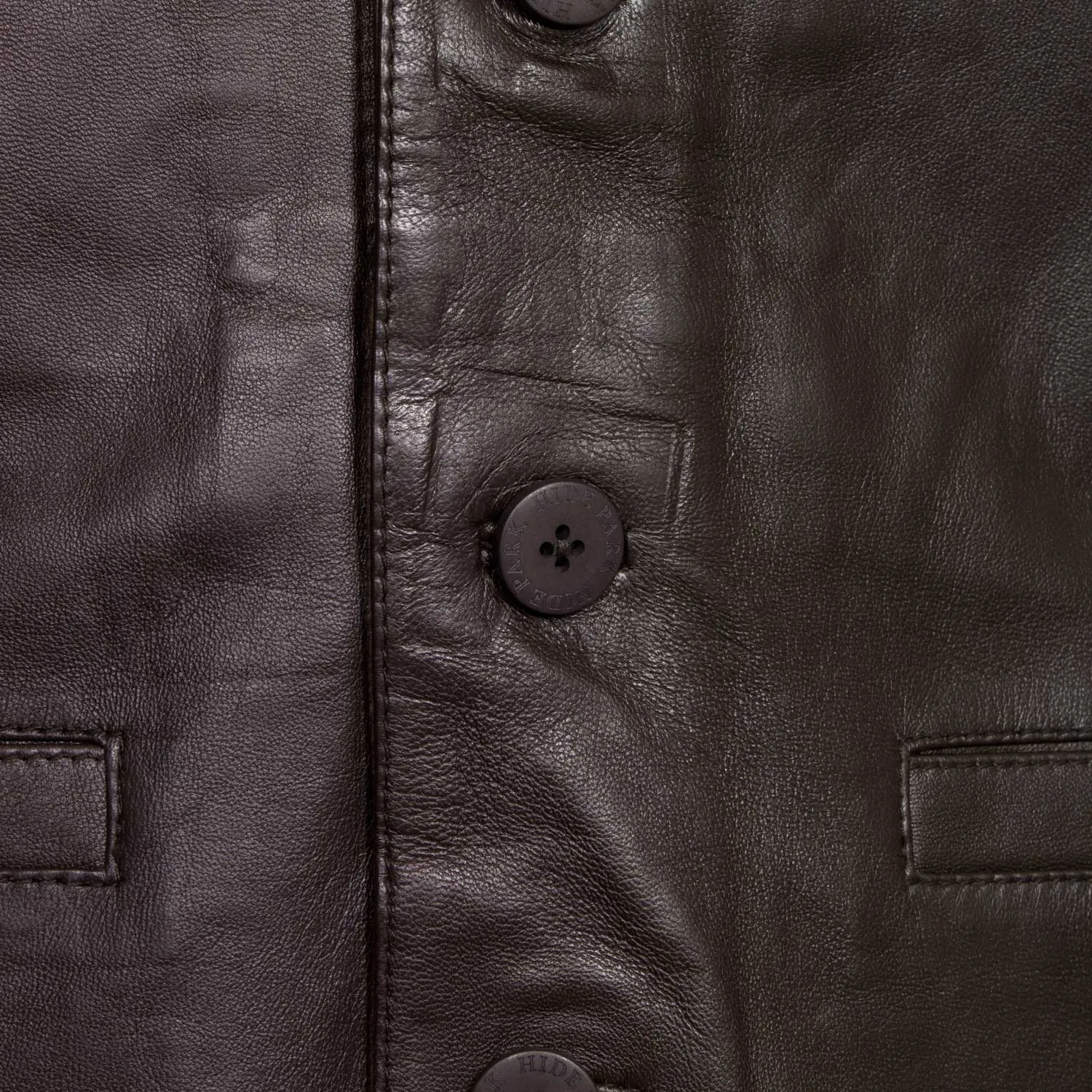 005: Men's Brown Leather Waistcoat