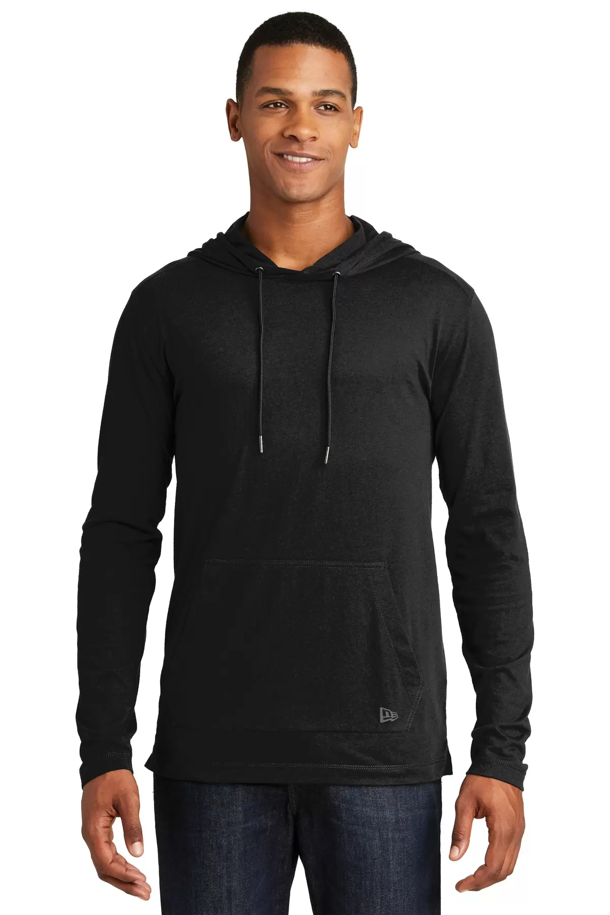 1001 NEA131 New Era  Tri-Blend Performance Pullover Hoodie Tee SKU: NEA131