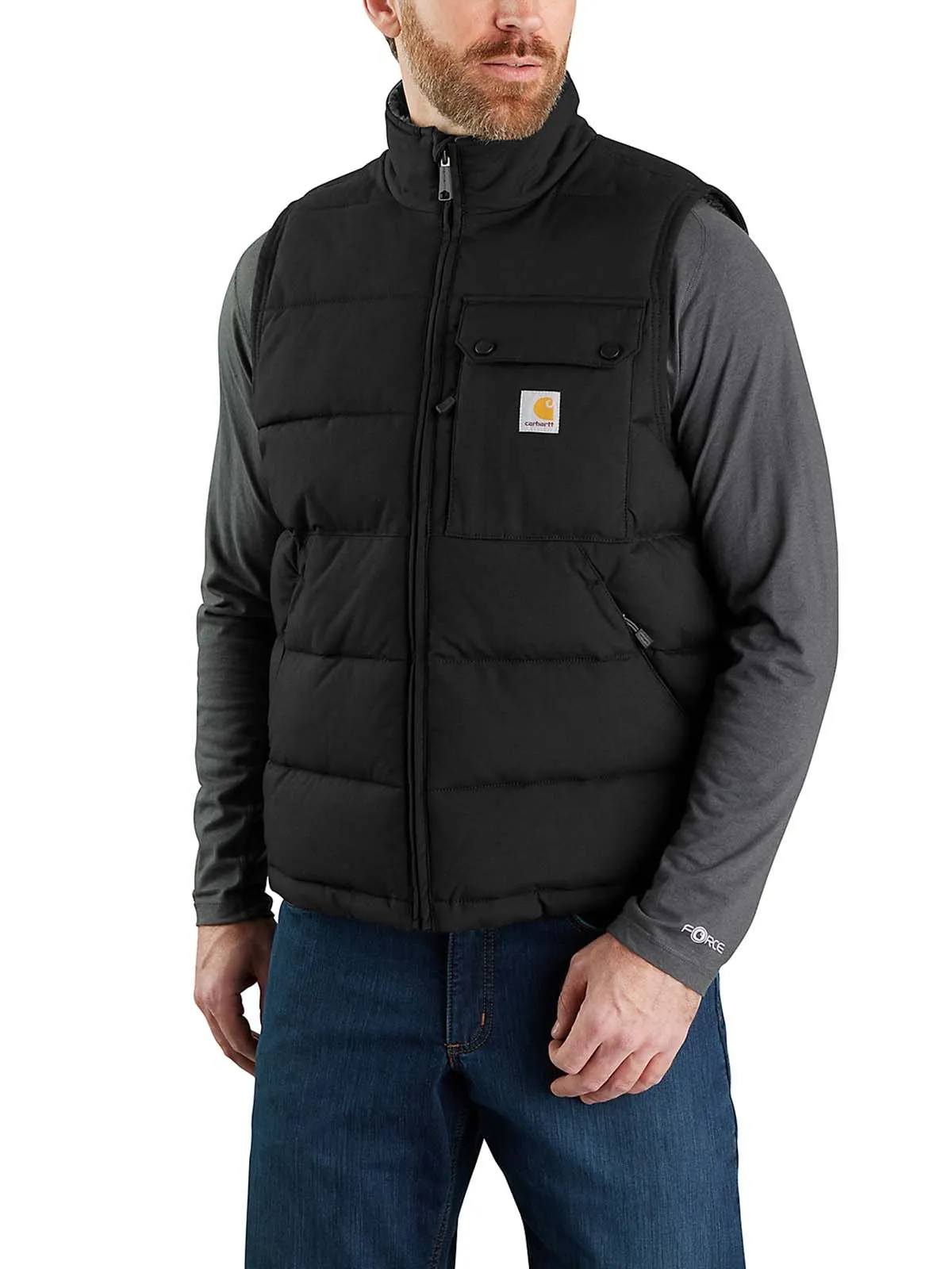 105475 Work Vest Montana Insulated Sherpa Carhartt - Black - S