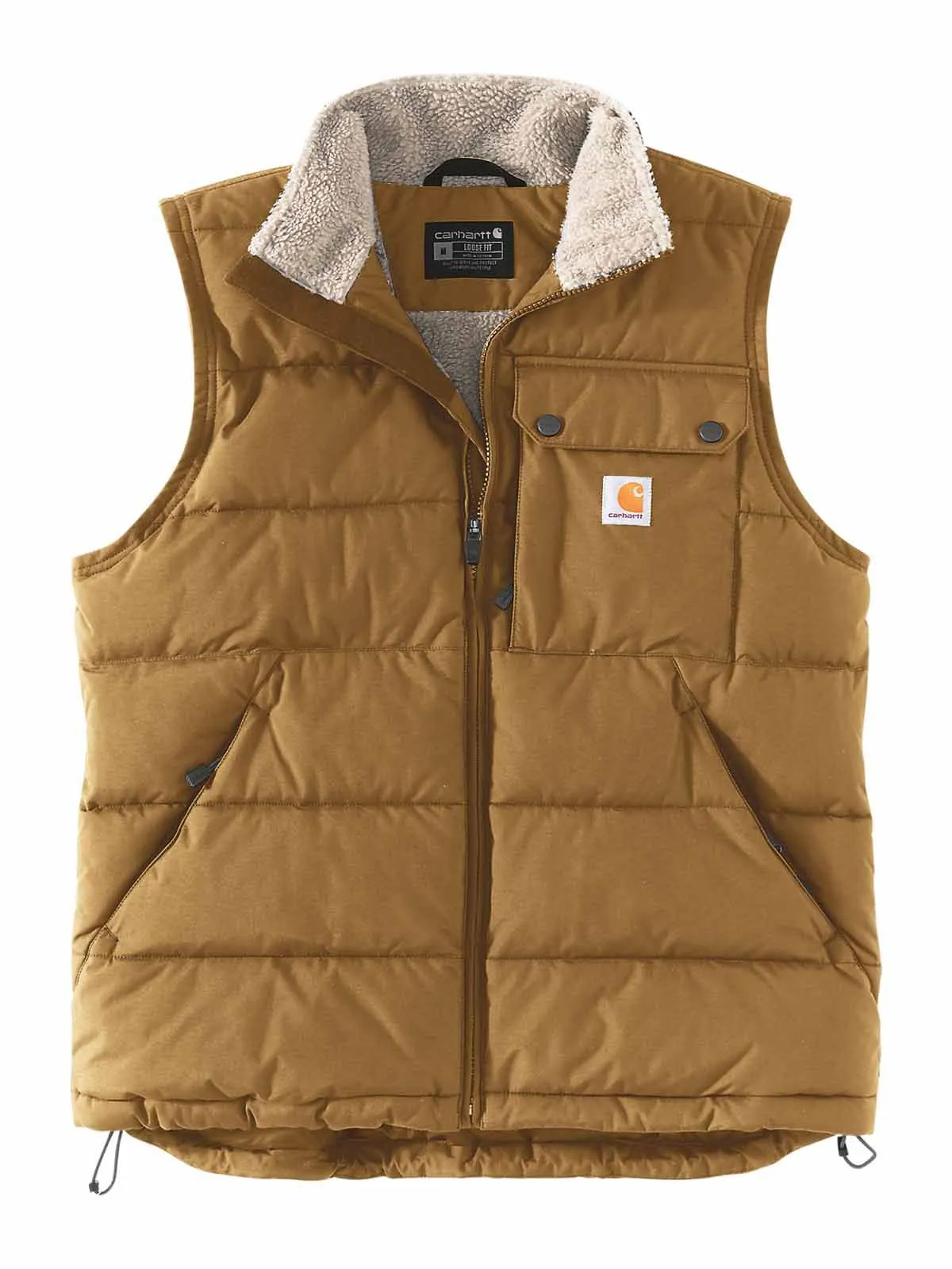 105475 Work Vest Montana Insulated Sherpa Carhartt - Oak Brown - XXL