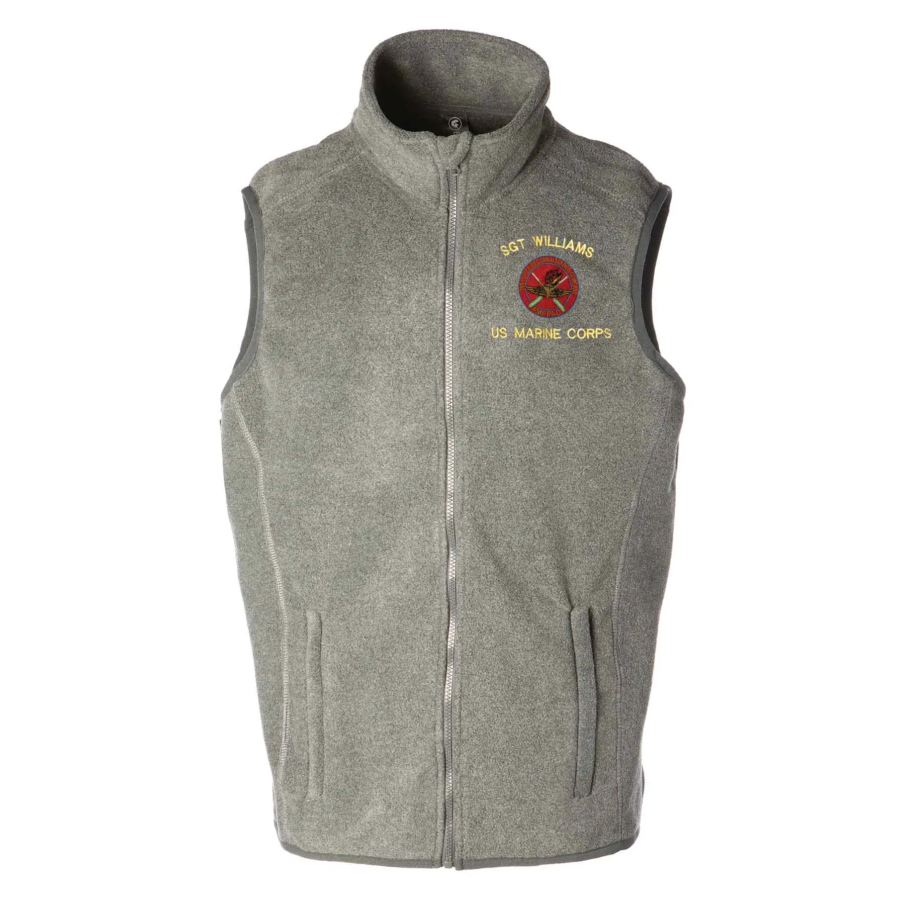 1st Force Recon FMF PAC Embroidered Fleece Vest