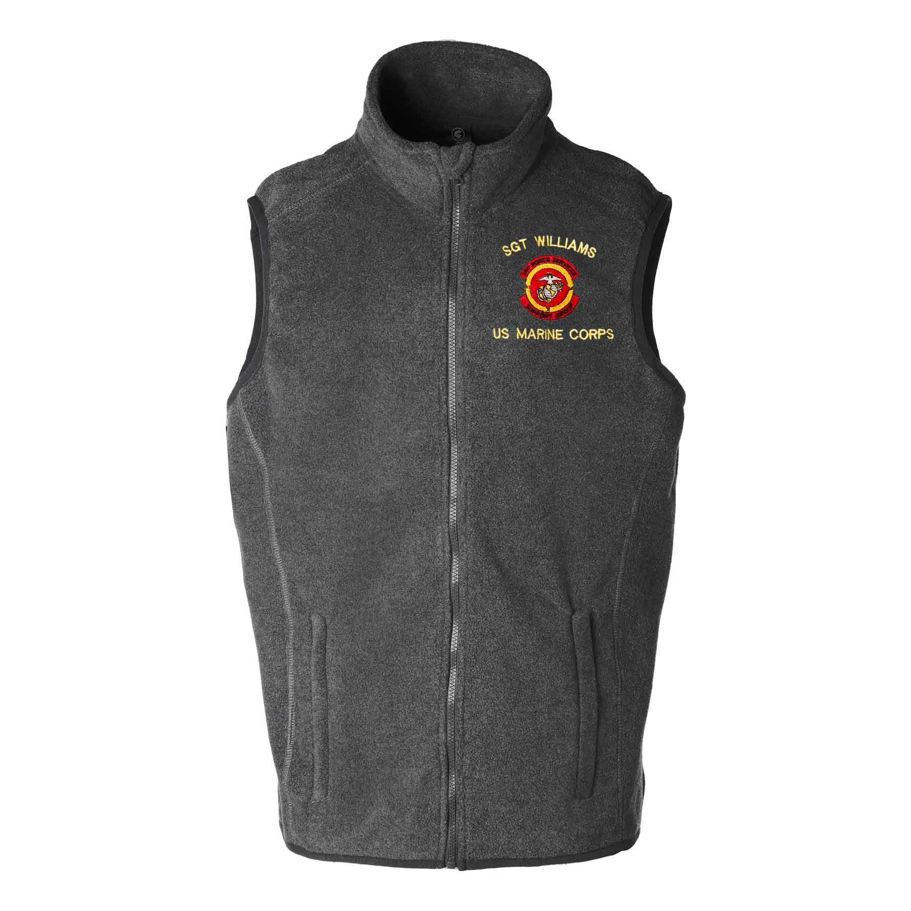 2nd FSSG US Marine Corps Embroidered Fleece Vest