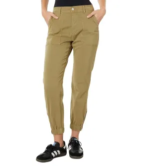 7 For All Mankind Darted Boyfriend Joggers in Army