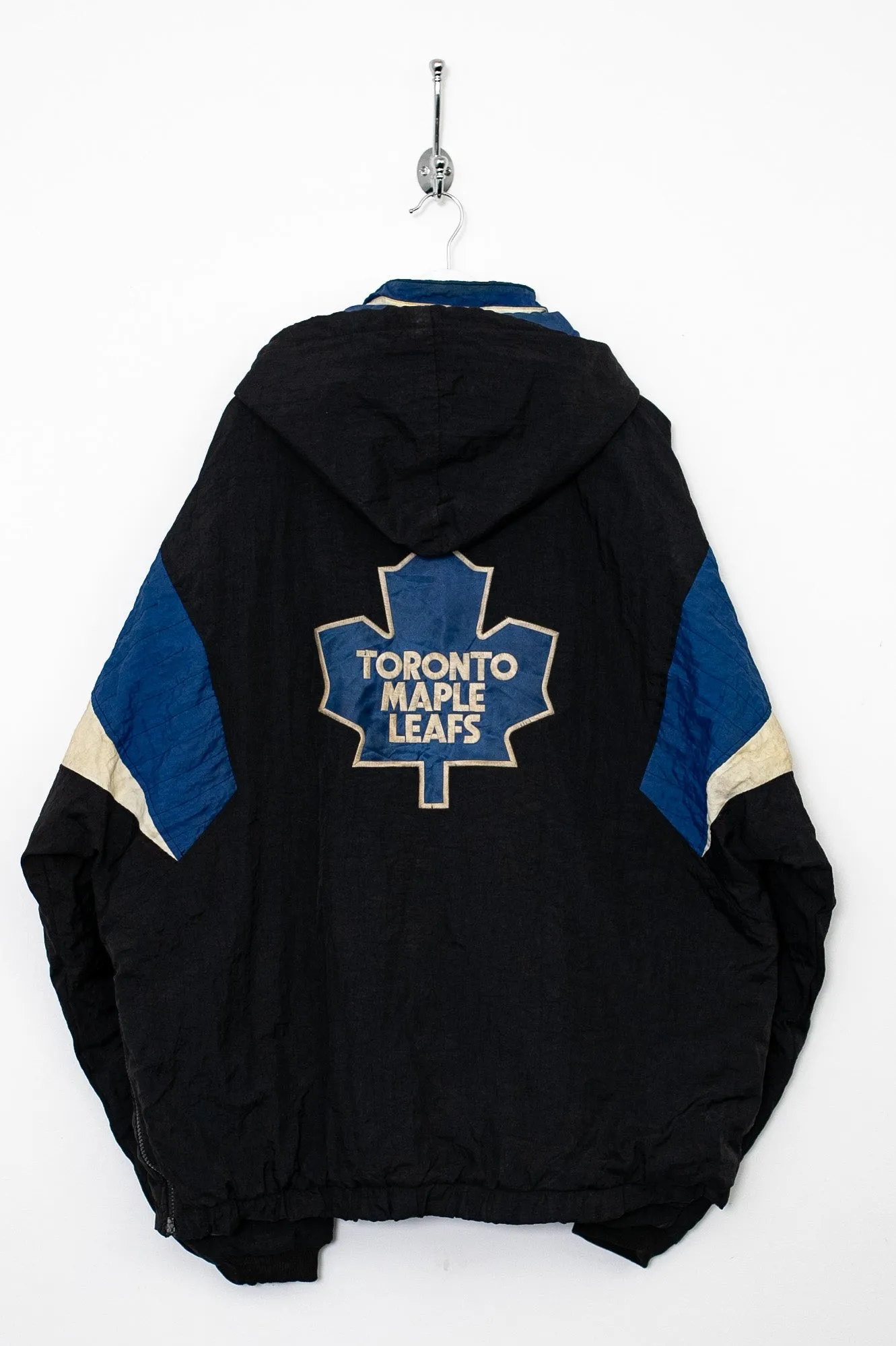 90s Starter NHL Toronto Maple Leafs 1/4 Zip Padded Jacket (XL)