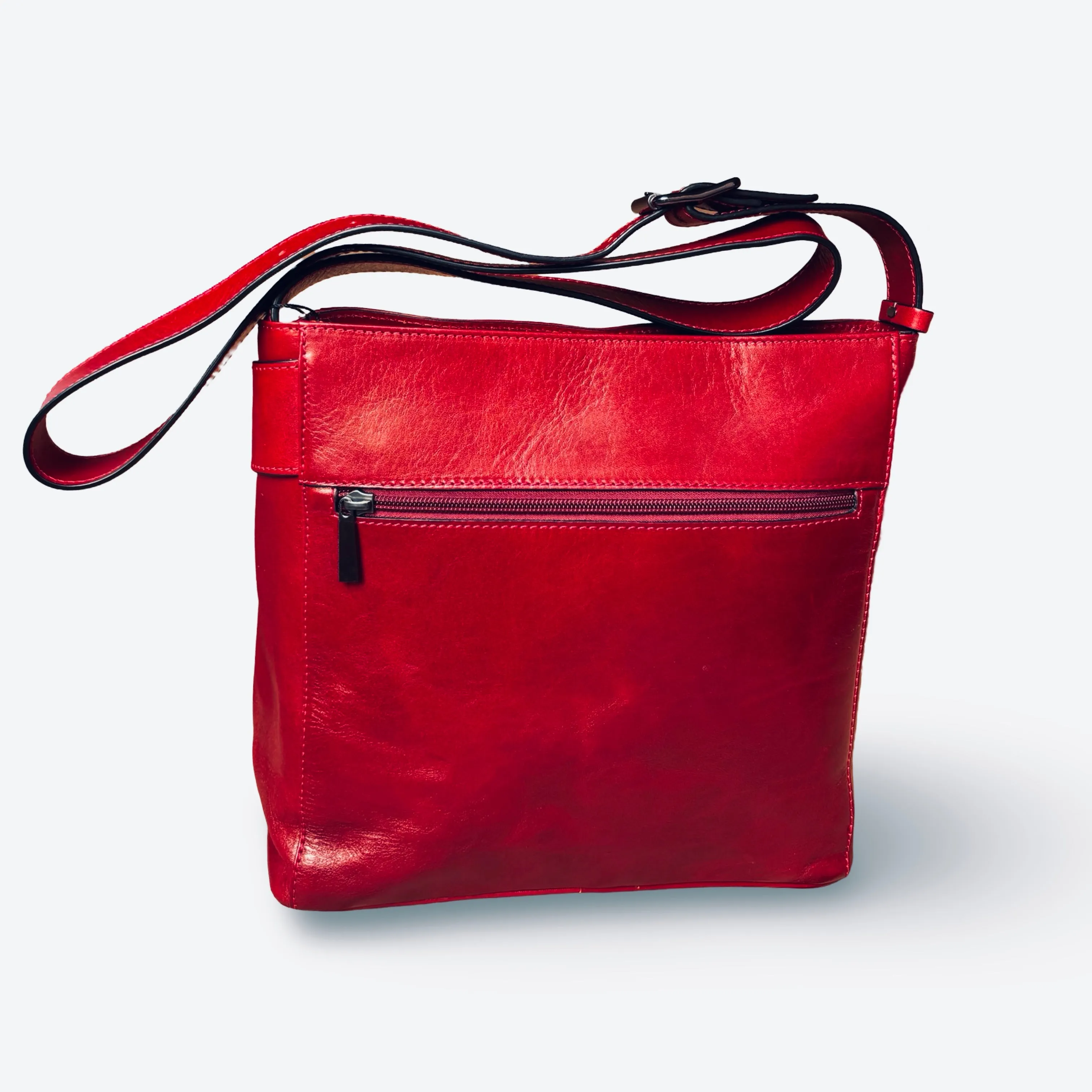 9403444 Vittoria Red Leather Bag