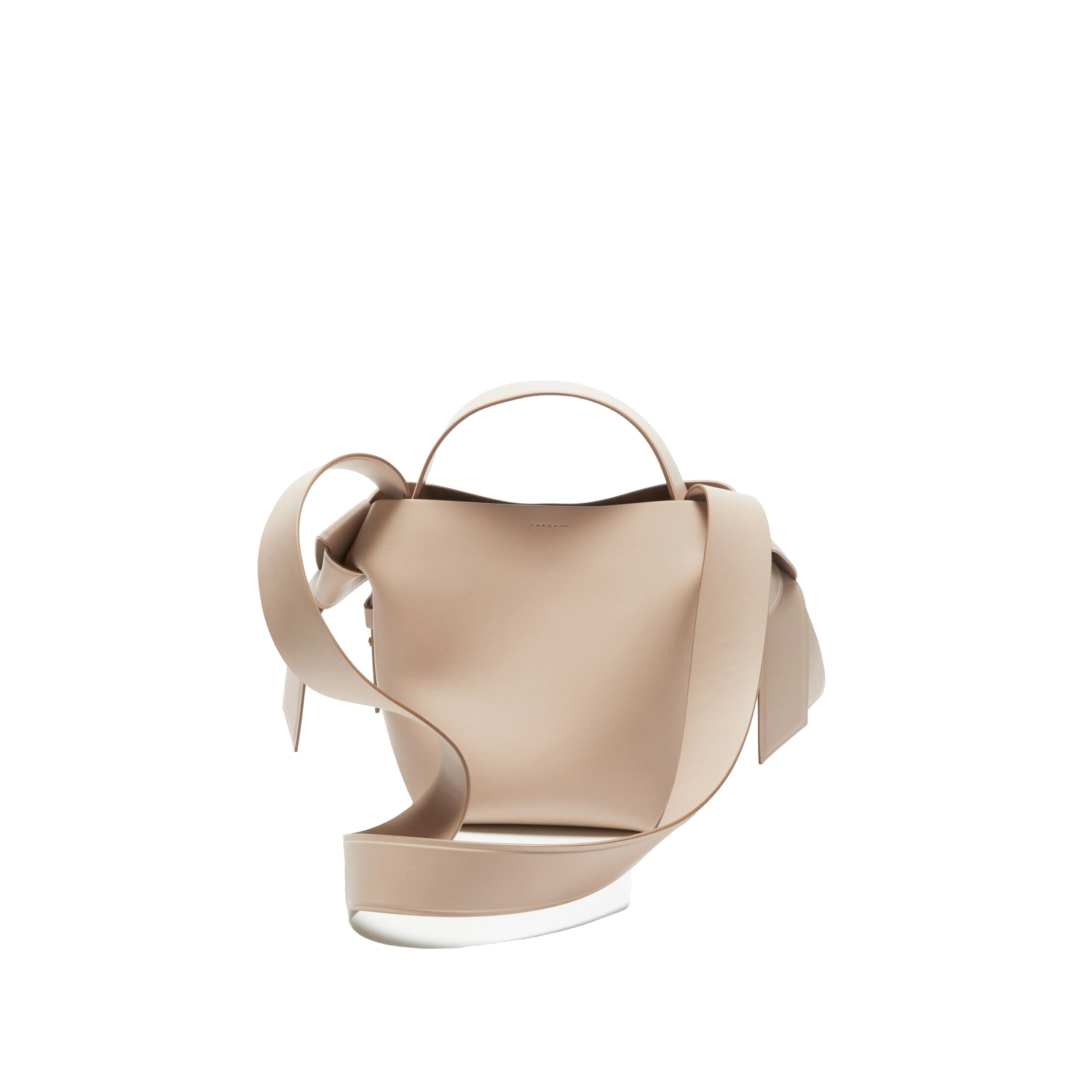 ACNE STUDIOS  Women's Musubi Mini Shoulder Bag Taupe Beige 