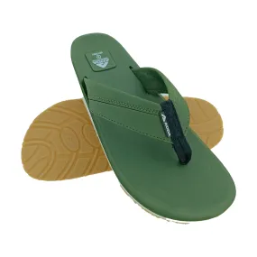 ADDA JAMES-1 OLIVE MEN'S SLIPPER