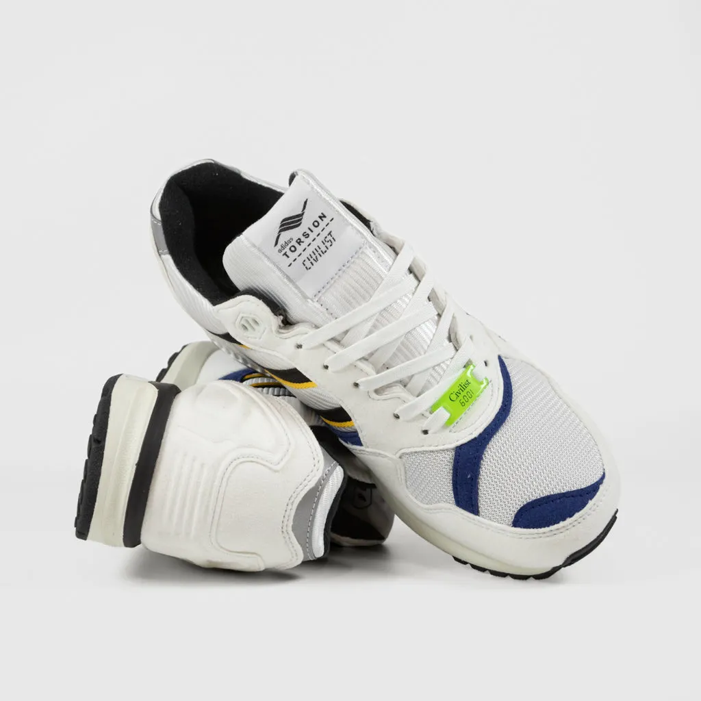 Adidas Skateboarding - Civilist ZX6001 B Shoes - Crystal White / Core Black / Bold Gold