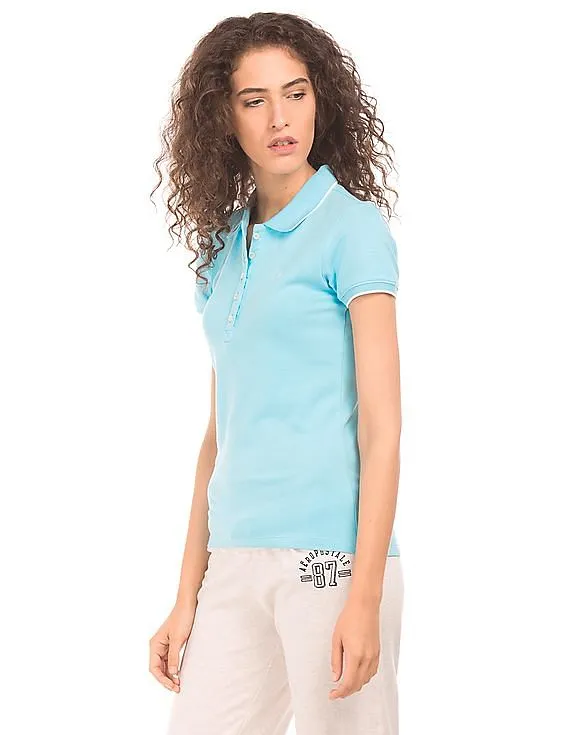 Aeropostale Regular Fit Pique Polo Shirt