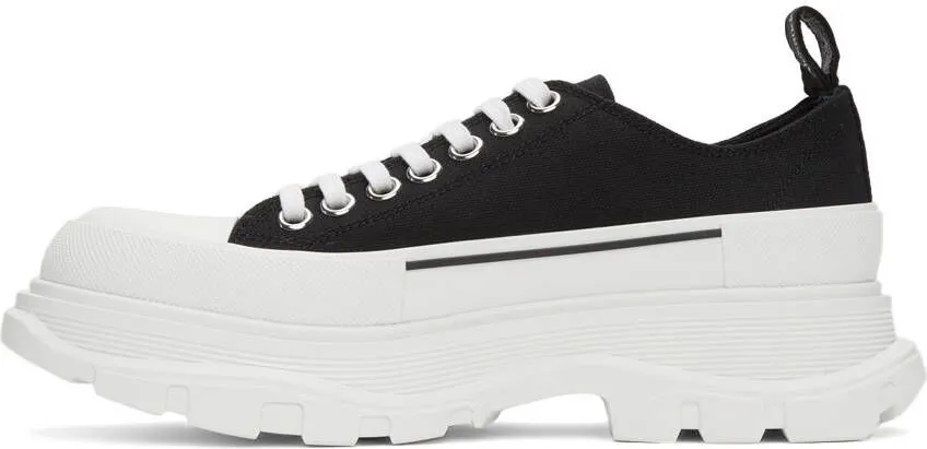 Alexander McQueen Black Tread Slick Sneakers