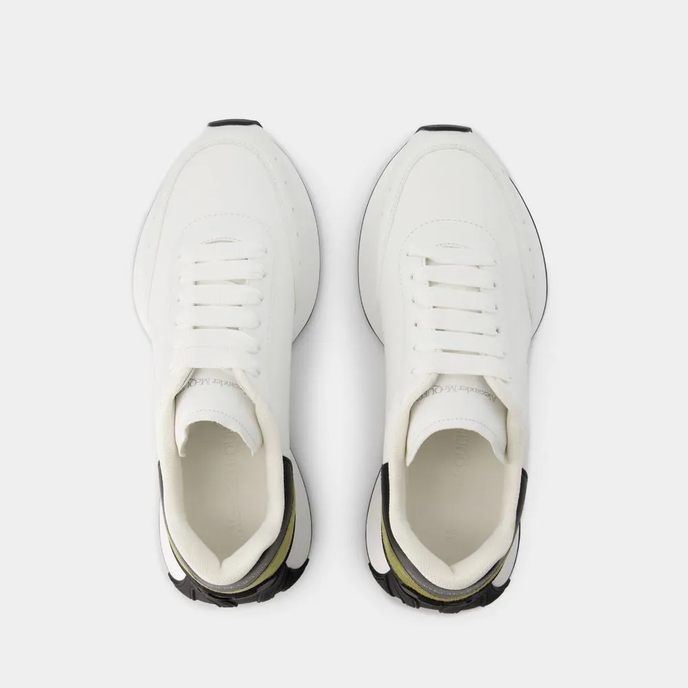 ALEXANDER MCQUEEN Modern White Sneakers for Men | SS24 Collection