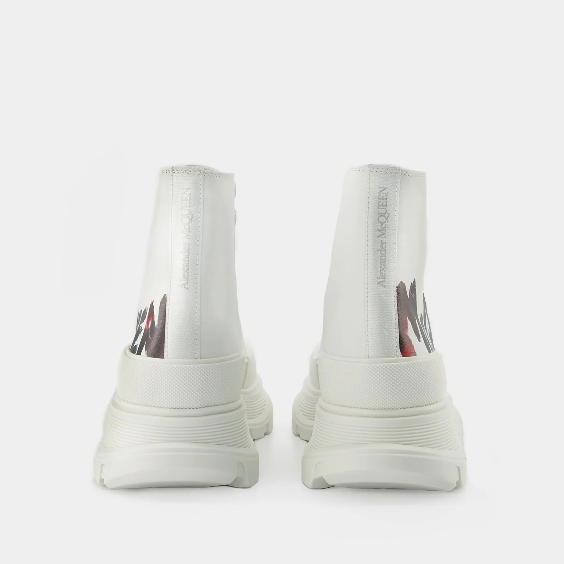 Alexander McQueen  Tread Slick Sneakers - Alexander Mcqueen - White - Canvas