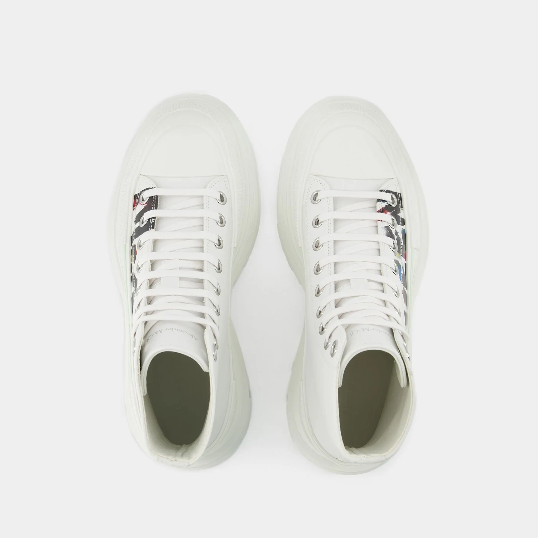 Alexander McQueen  Tread Slick Sneakers - Alexander Mcqueen - White - Canvas