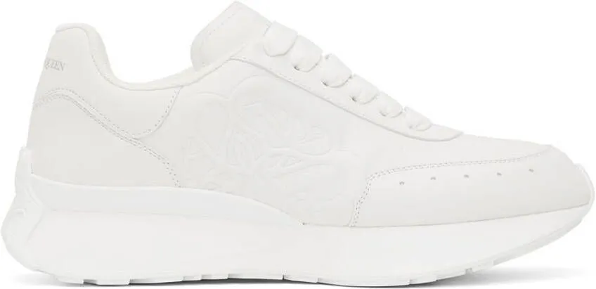 Alexander McQueen White Sprint Runner Sneakers