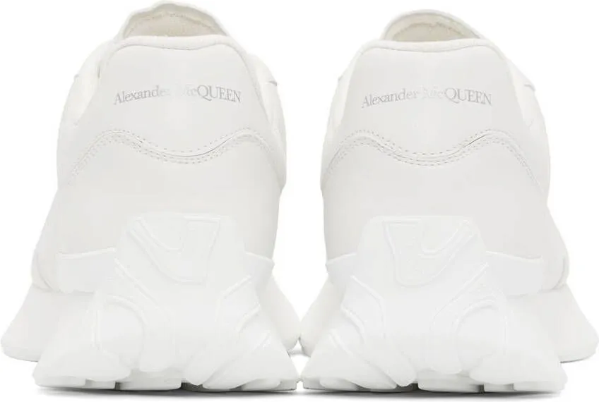 Alexander McQueen White Sprint Runner Sneakers