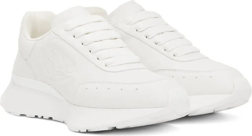 Alexander McQueen White Sprint Runner Sneakers