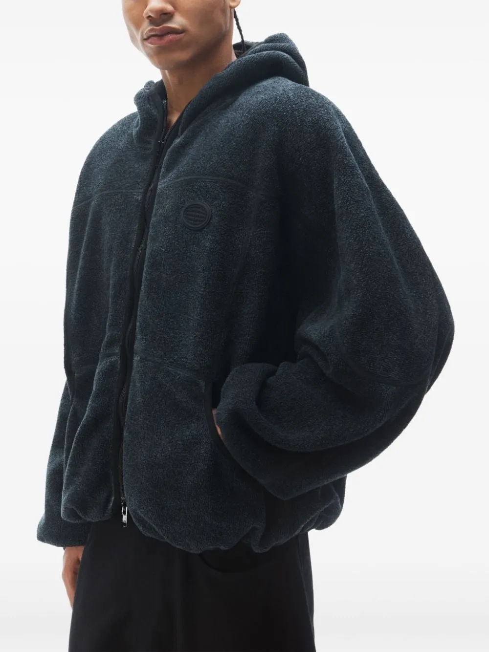 ALEXANDER WANG - Women Oversized Hoodie W/ Sporty Coverstitch