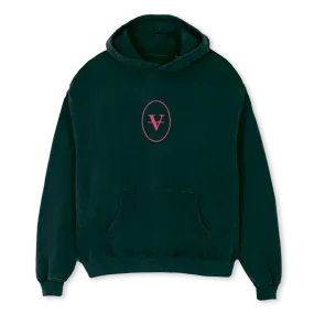 ANGRY GODS DS GREEN Wild Green Oversized Hoodie.