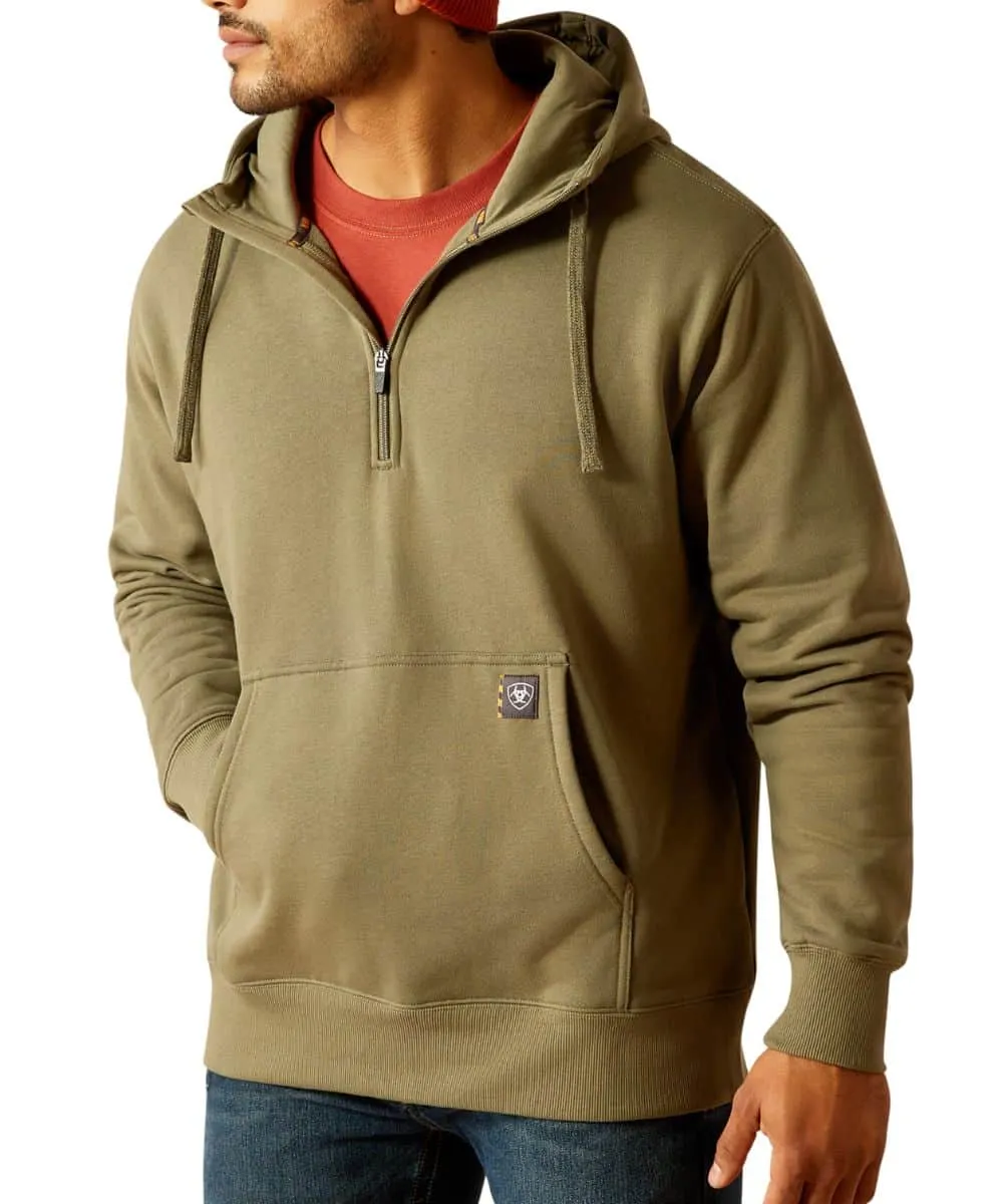 Ariat Men's Rebar 1/4 Zip Hoodie