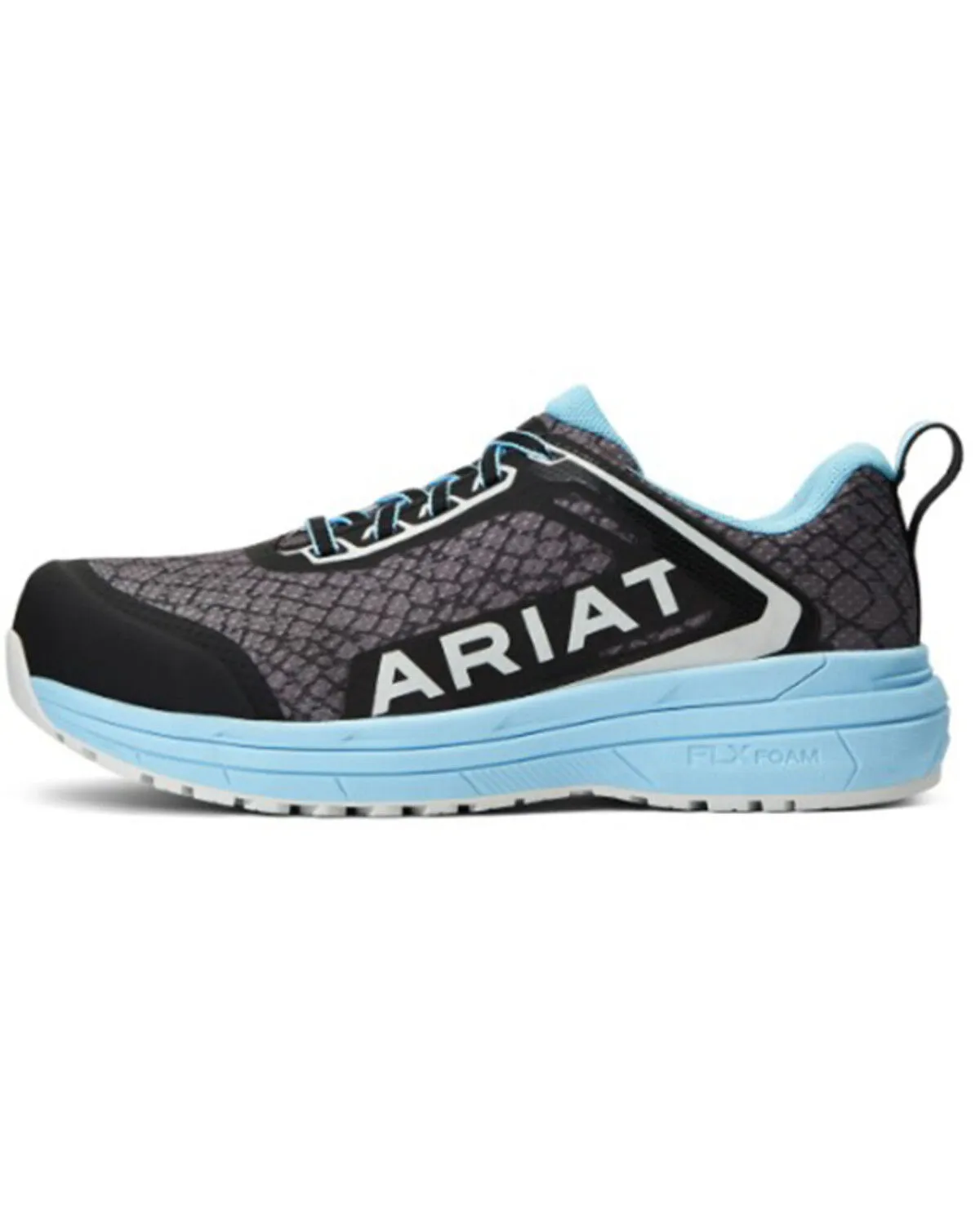 Ariat Women's Outpace Mesh Snake Print Work Sneakers - Composite Toe