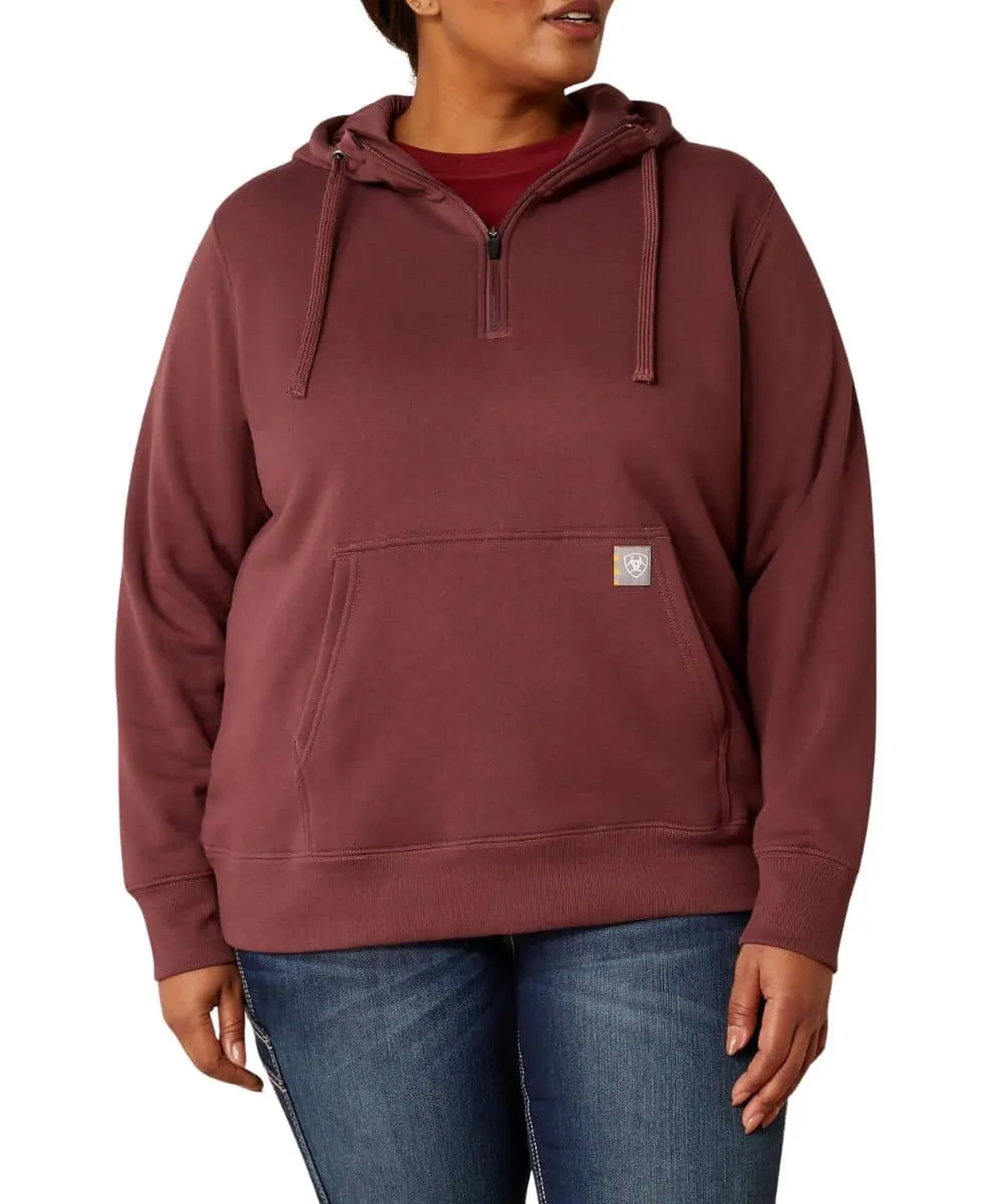 Ariat Women's Rebar 1/2 Zip Hoodie