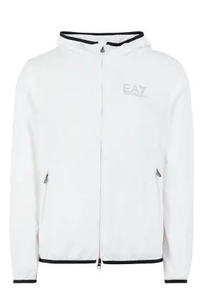 Armani EA7 Zip Up Jacket White