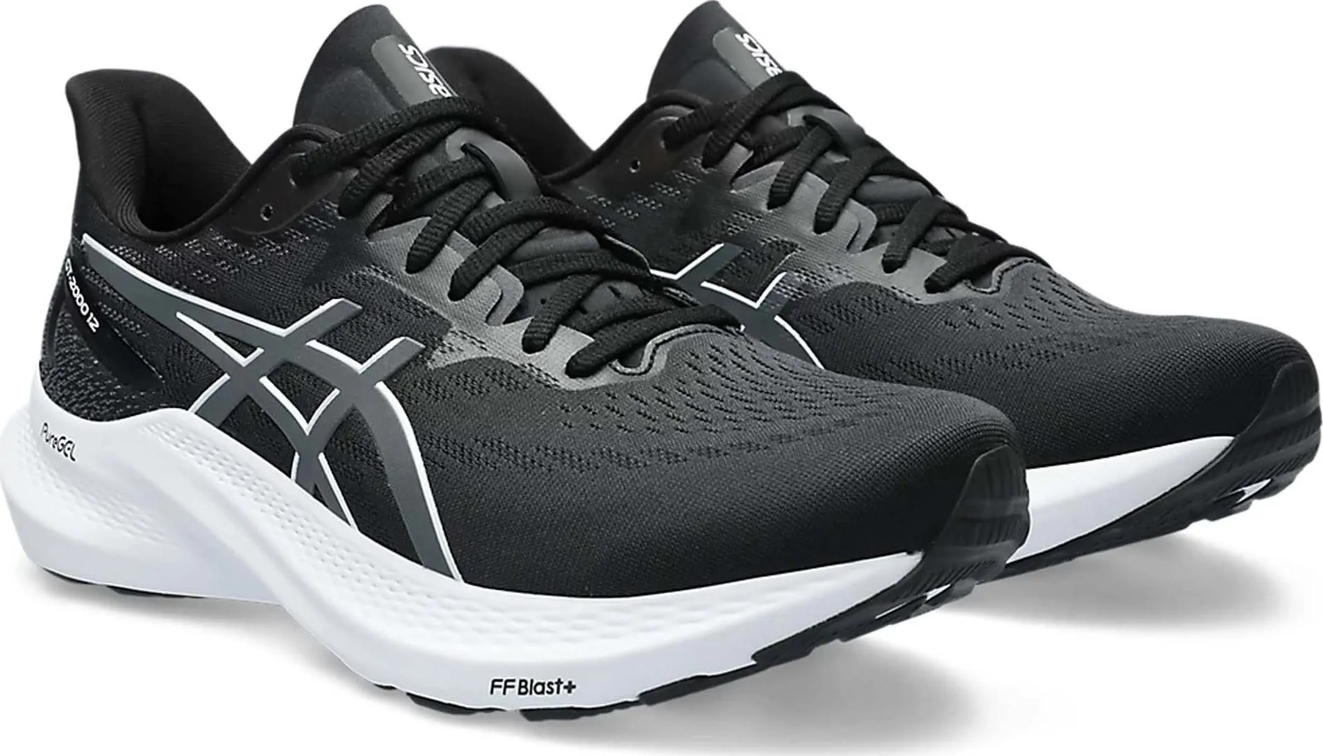 Asics Men's GT-2000 12 Black/Carrier Grey | Buy Asics Men's GT-2000 12 Black/Carrier Grey here | Outnorth