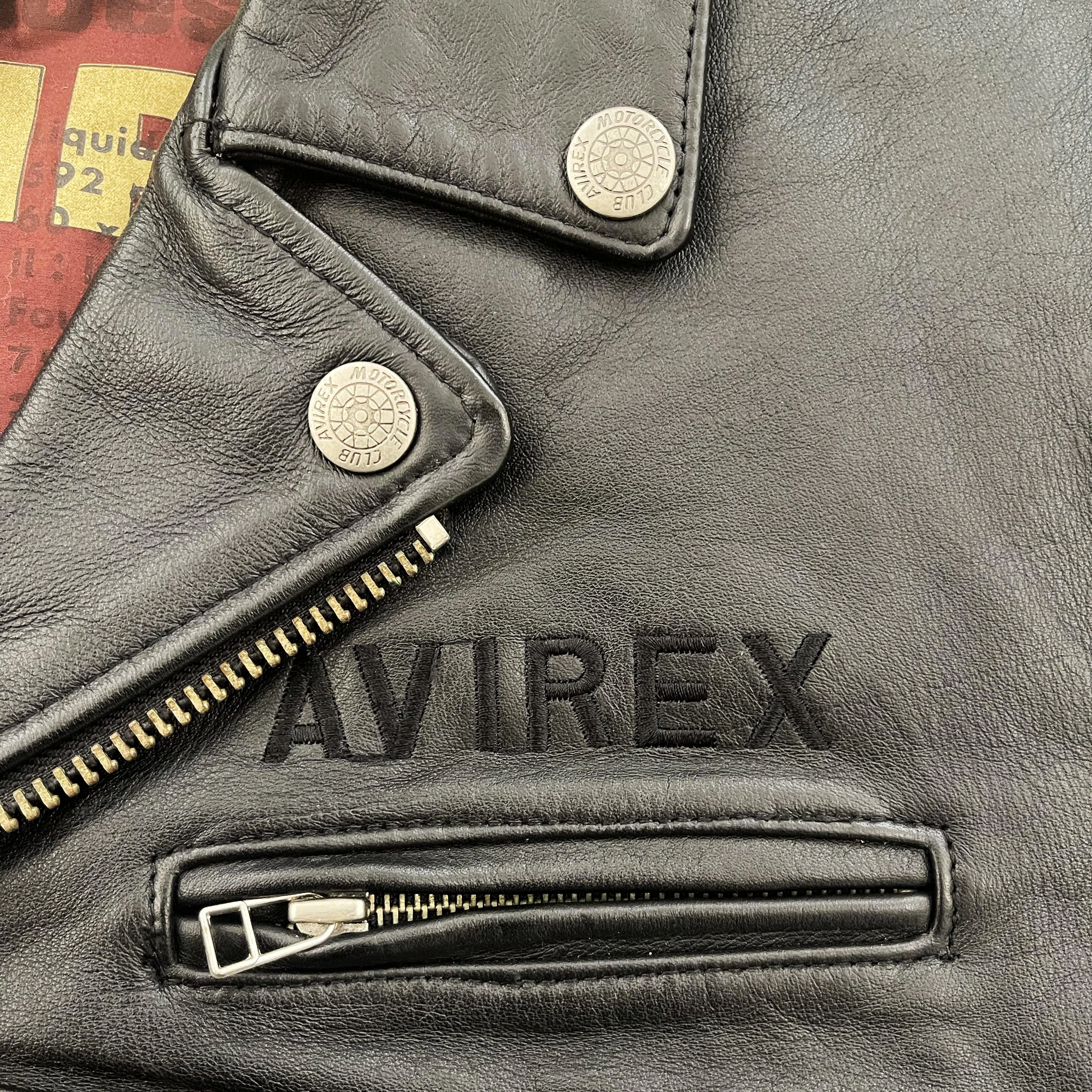 Avirex Leather Biker Jacket