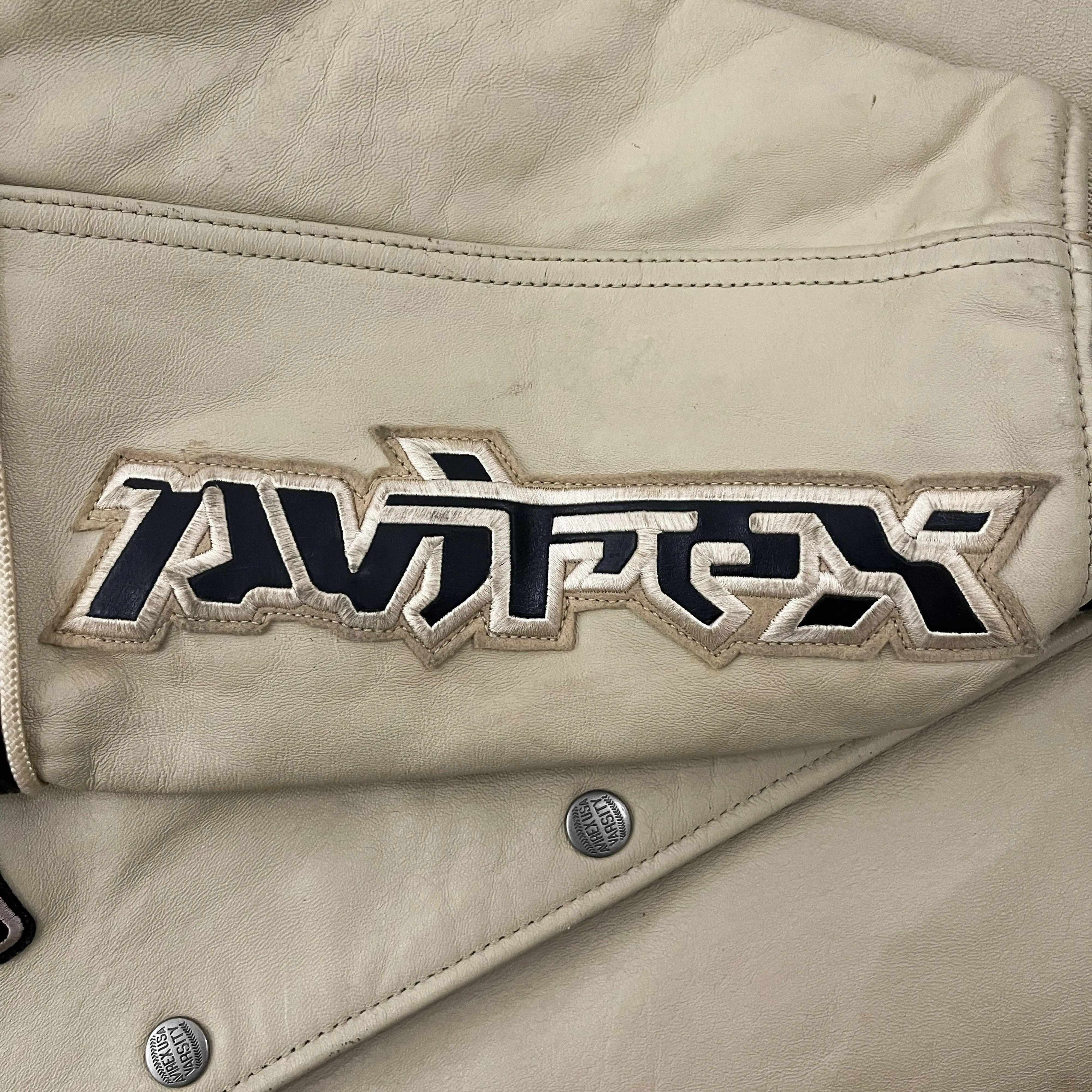 Avirex Leather Varsity Jacket