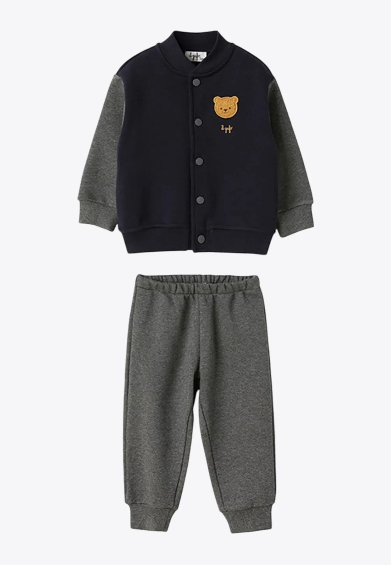 Babies Fleece Bomber Jacket and Track Pants Set