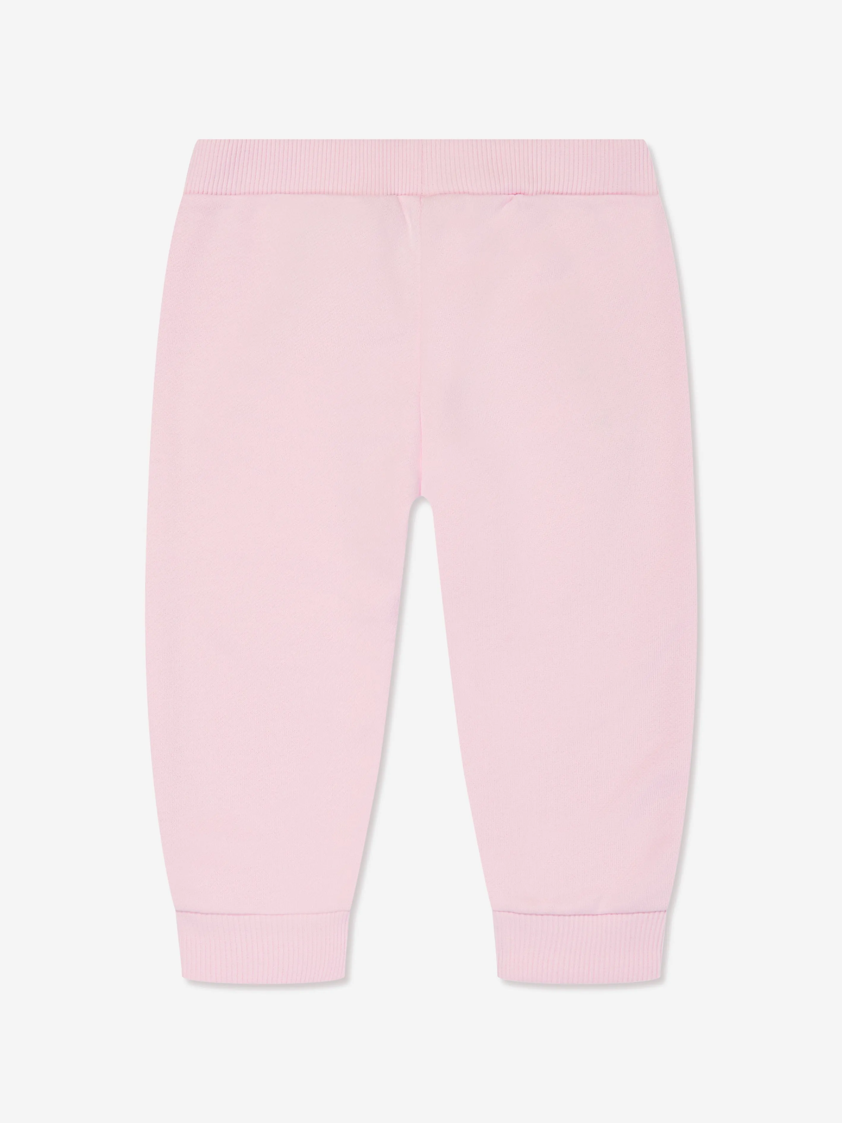 Balmain Baby Girls Button Joggers in Pink