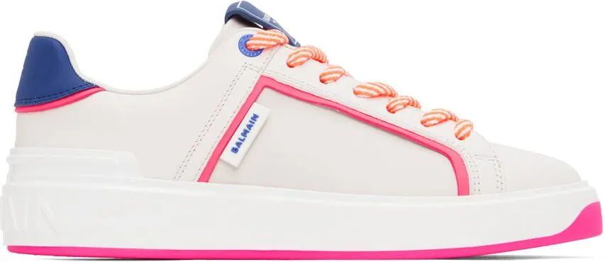 Balmain Off-White B-Court Sneakers