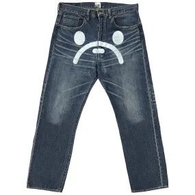 Bape Sad Face Jeans