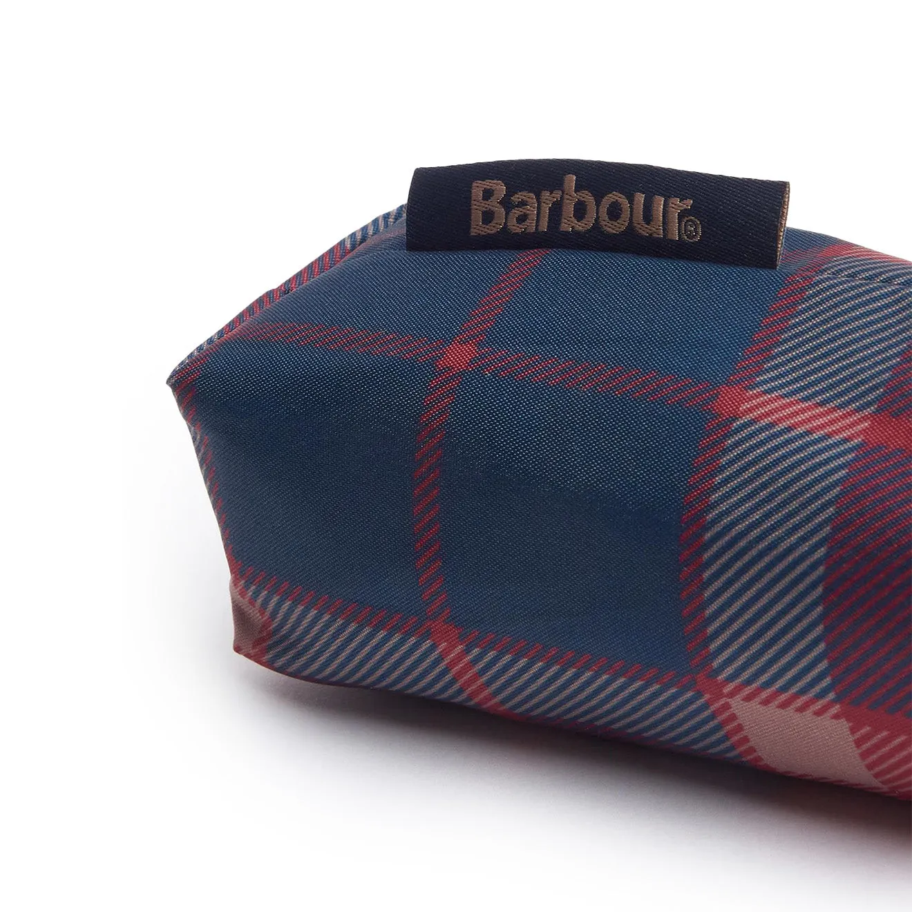 Barbour Tartan Mini Umbrella Cranberry