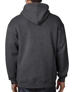 Bayside Adult Hooded Full-Zip Fleece BA900 Charcoal Heather