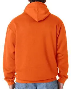 Bayside Adult Hooded Pullover Fleece BA960 Bright Orange