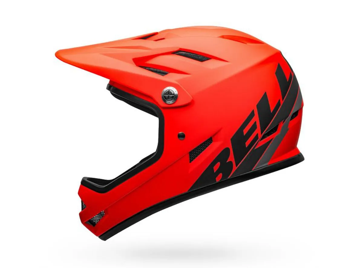 Bell Sanction Full Face Helmet - Matt Orange-Black - 2020