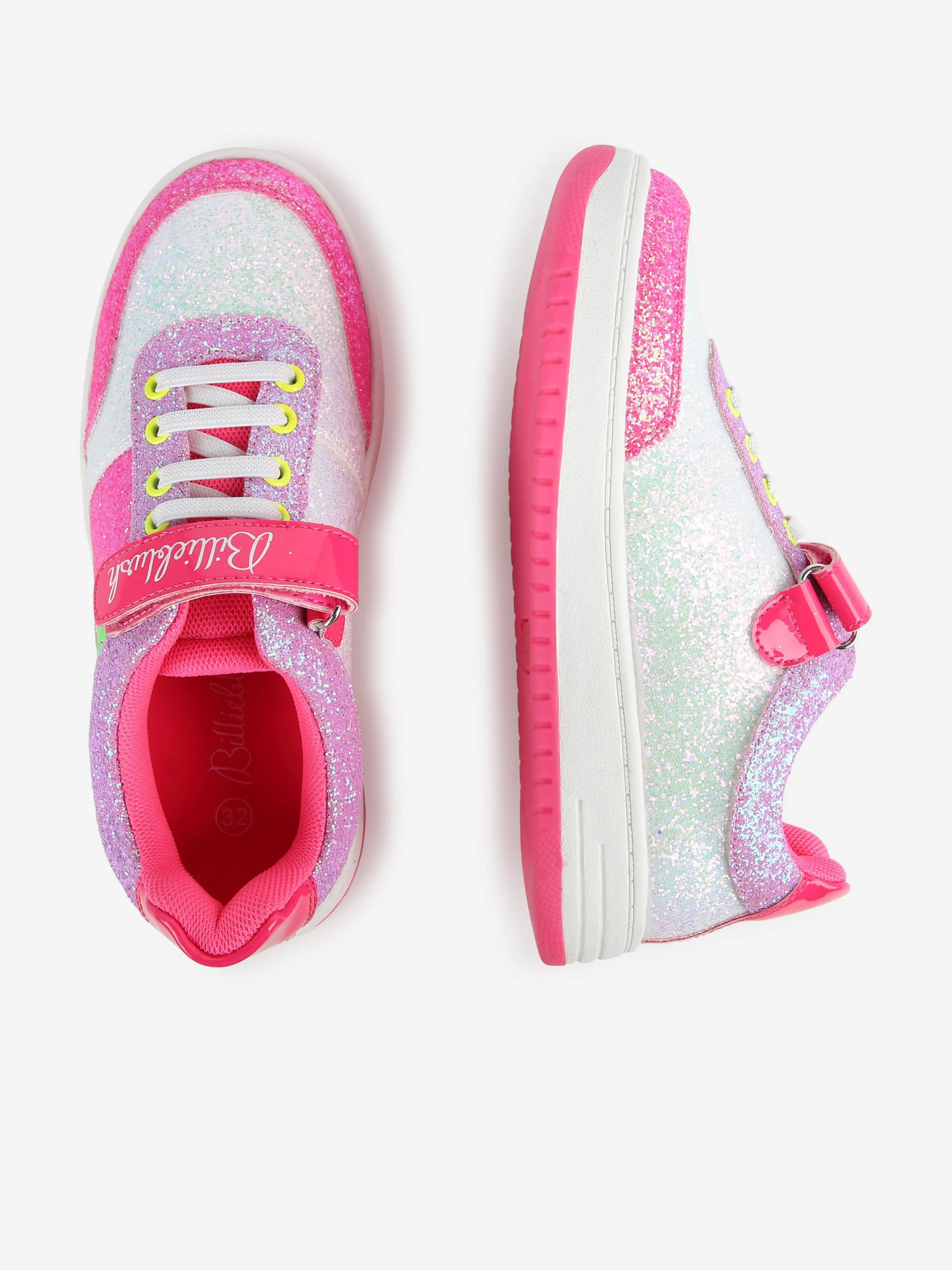 Billieblush Girls Glitter Trainers in Multicolour