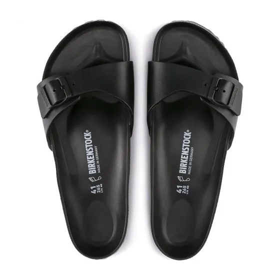 Birkenstock Womens Madrid Eva Black Sandals - Narrow Fit