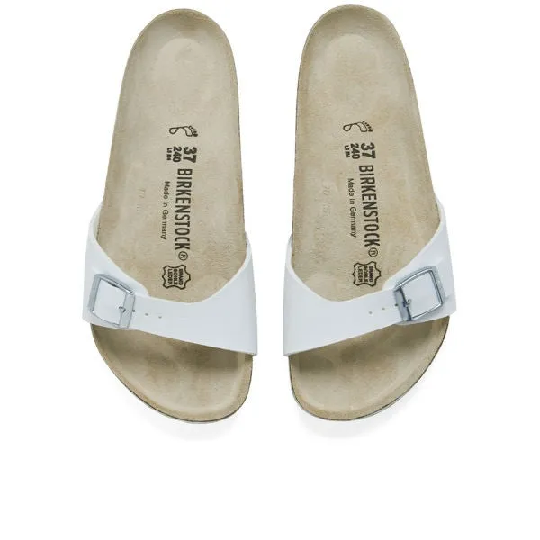 Birkenstock Women's Madrid Slim Fit Single Strap Sandals - White