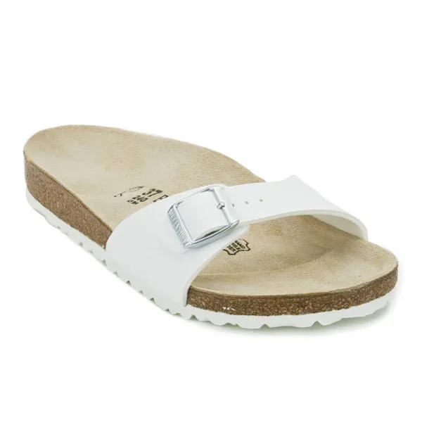 Birkenstock Women's Madrid Slim Fit Single Strap Sandals - White