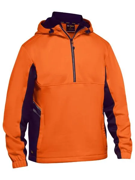 Bisley Hi Vis Liquid Repellent Fleece Hoodie (BK6571)-