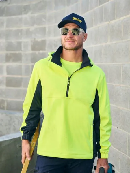 Bisley Hi Vis Liquid Repellent Fleece Hoodie (BK6571)-