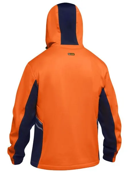 Bisley Hi Vis Liquid Repellent Fleece Hoodie (BK6571)-