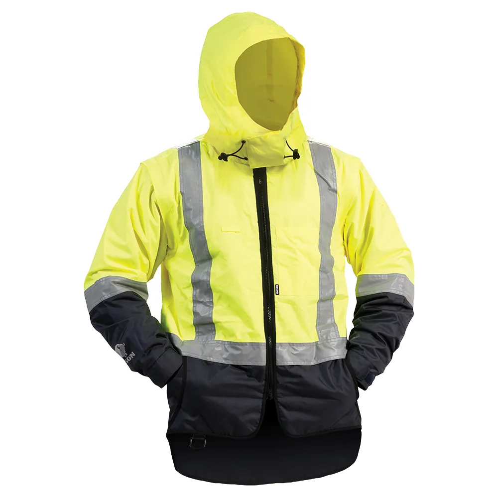 Bison Jacket Stamina Day/night Zip Off Sleeves Yellow/navy (vnppowr)