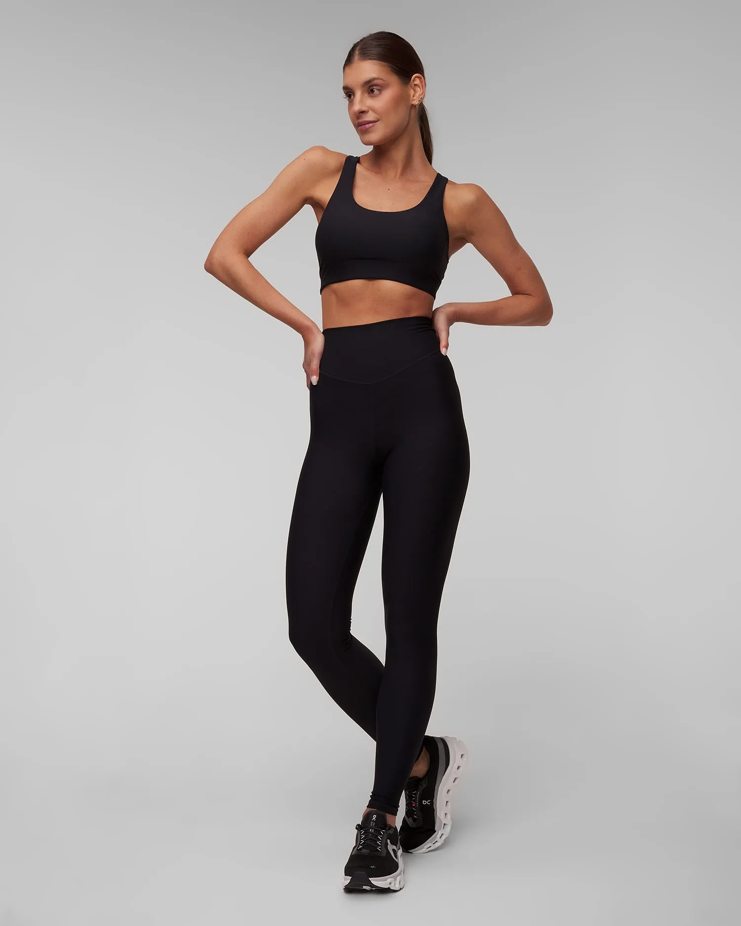 Black women's leggings The Upside Peached 28in High Rise Pant usw023008-black