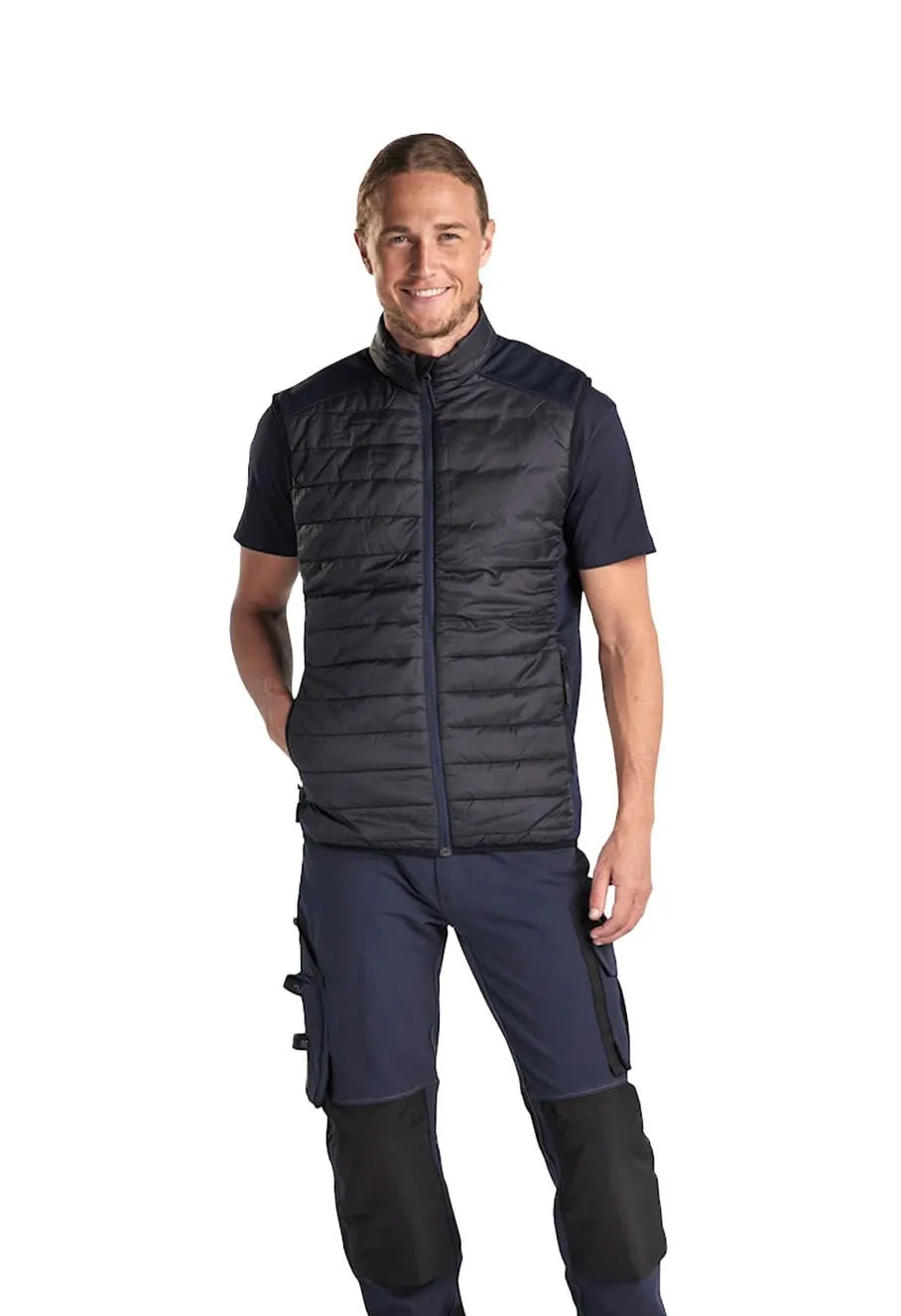 Blåkläder Work Vest Lined 3863 Black Navy