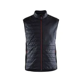 Blåkläder Work Vest Lined 3863 Black Red