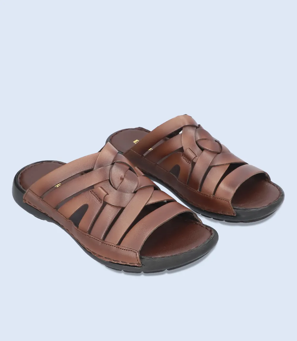 BM5488-BROWN-Men Casual Slipper