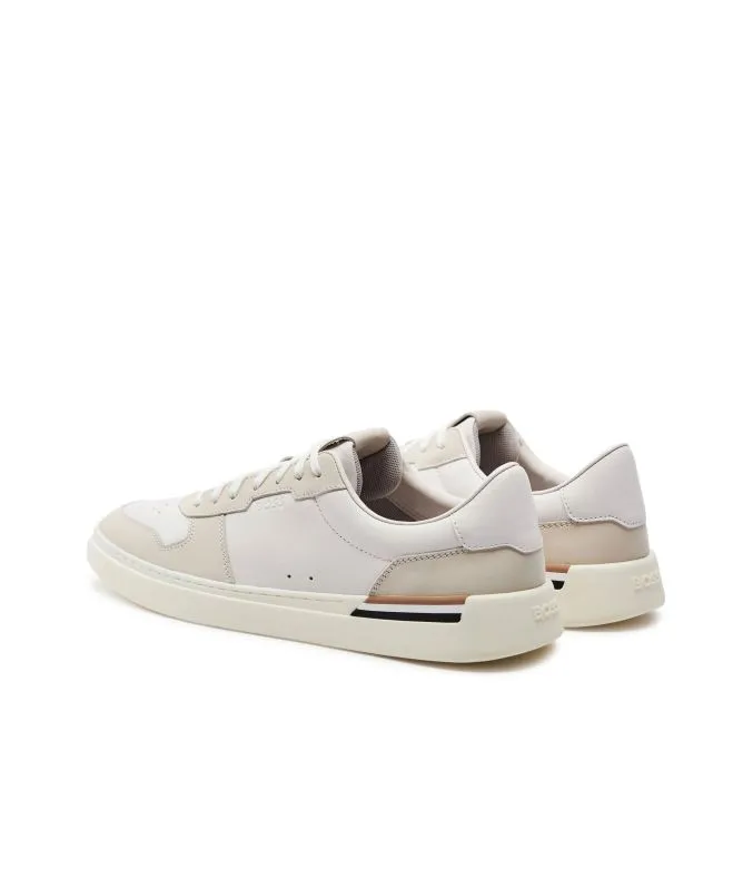 Boss Clint Tenn Trainers | Open White 50517303 at kular fashion